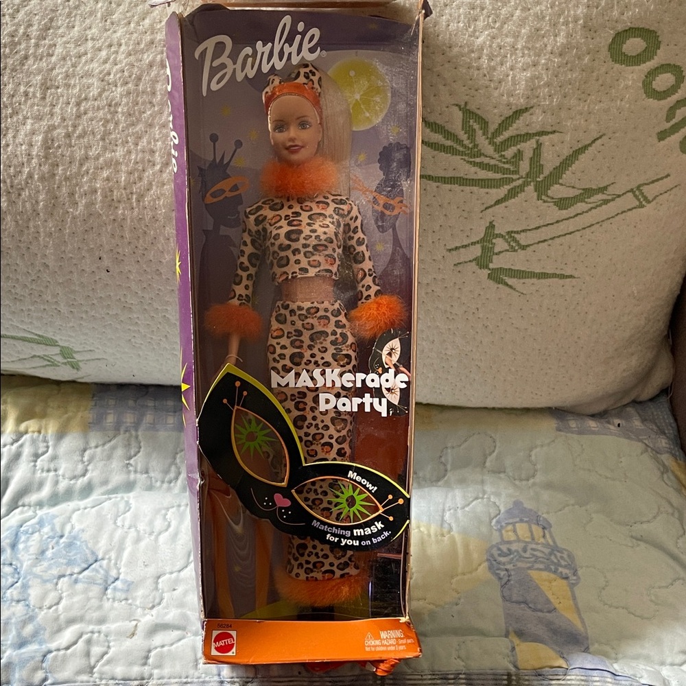 Mattel Barbie Masquerade Party Doll with Orange Highlights